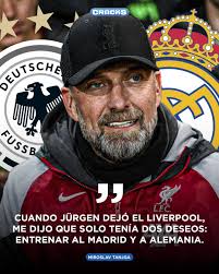 LOS SUEÑOS DE KLOPP. 😧 Miroslav Tanjga, entrenador serbio y amigo de  Jürgen, reveló para la televisión de su país los equipos a los que Klopp  quiere entrenar. ¿Opiniones? Los leemos. 👀