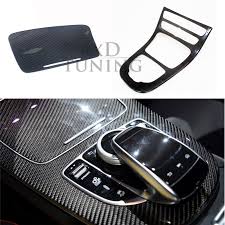 For Mercedes W213 Carbon Dashboard Trim Cover 2016 2017 W213 Carbon Fiber Interior Interior Trim Mercedes E Class Center Console