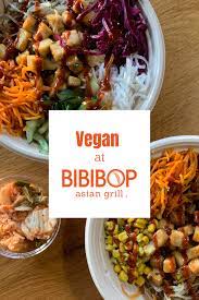 Vegan At Bibibop Asian Grill Vegan Restaurant Options Vegan Options Asian Grill
