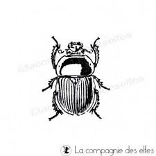 Tampon Encreur Scarabee La Cie Des Elfes Lacompagniedeselfes Rubberstamp Insects Encreurs Tampon Encreur Tampon