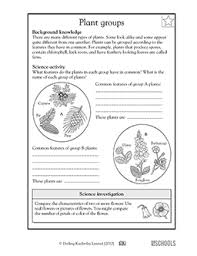 Plant Groups 3rd Grade 4th Grade Science Worksheet Greatschools Worksheets Plants Worksheets Money Math Worksheets