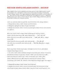Praktek nahwu shorof, untuk bisa baca kitab kuning episode1. Metode Simple Belajar Nahwu
