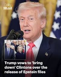 He's launched an investigation into prominent democrats linked to Epstein.  Read more: https://trib.al/YH2d9Dh