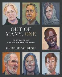 Bush and first lady laura bush were painted by the american portrait artist john howard sanden in 2011 and 2012 respectively. Former President George W Bush Pays Tribute To Immigrants With A Book Of Moving Paintings Upworthy