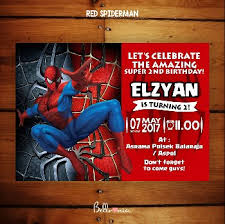 Kue ulang tahun karakter spiderman untuk lakilaki loyang 22 dan 24 tutorial lengkap dan mudah. Jual Undangan Ulang Tahun Spiderman Di Lapak Bellvania Card Bukalapak