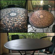 Pin By Autumn Reed On Creations Wood Coffee Table Diy Penny Table Home Diy