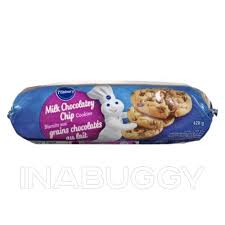 Pillsbury just announced the launch of pillsbury cookie dough with oreo cookie pieces. Pillsbury Cookie Dough Milk Chocolate Chip Cookies 428g Concord Foods Toronto Gta Grocery Delivery Inabuggy