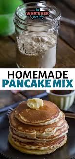 Homemade Dry Pancake Mix Recipe In 2020 Homemade Breakfast Recipes Easy Cooking Recipes Homemade Pancake Mix