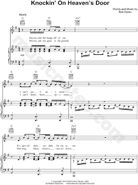 Aprenda a tocar a cifra de don't cry (guns n' roses) no cifra club. Bob Dylan Knockin On Heaven S Door Sheet Music In G Major Transposable Download Print Sheet Music Bob Dylan Music