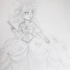 This is an incredible reproduction of the kyoto costume institute. Tawneedoodles Rococo Dress Sketch Rococo 18thcentury Fashion Gown Animeart Anime Art Manga Drawing Fanart Kawaii Mangaart Animedrawing Artist Animelove Artistoninstagram Animefanart Cute Illustration Animeedits Artwork