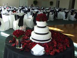 Pin By Jennifer Lane Events Event D On Classic Black White Events Weddings Wedding Cake Red Red Wedding Black Red Wedding