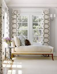Chaise Lounge Under Window White And Dark Taupe Decor Interior Design Bedroom Seating Area Home Bedroom Seating