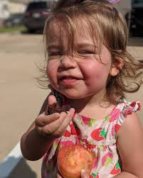 Little Baby Haha enjoying the sounds of Eh Ha Ha & our pal  @kevinanthonygtown while munching