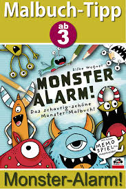 Monster Alarm Das Monster Malbuch Fur Kinder Ab 3 In 2020 Kinder Malbuch Wenn Du Mal Buch Bucher