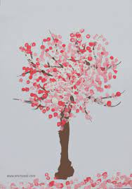 Easy to use with paint, markers, and more. Japanese Cherry Blossom Tree Craft With Free Tree Template Emma Owl