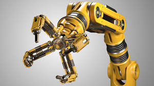 Artstation Robotic Arm 3d Model Available For Purchase Mykola Holyutyak In 2020 Robot Arm 3d Model Robot