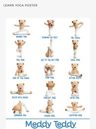 Learn Yoga And Meditation With Meddy Teddy Kids Yoga Poses Yoga For Kids Childrens Yoga