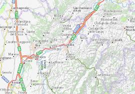 Versione stampabile della cartina muta. Mappa Michelin Alba Pinatina Di Alba Viamichelin