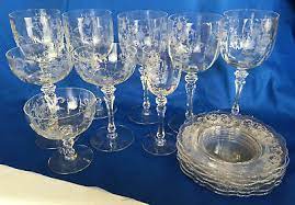 Check spelling or type a new query. Stemware Antique Etched Crystal Stemware Vatican