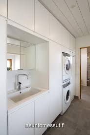 4 Merihelmi Kodinhoitohuone Asuntomessut Ikea Laundry Room Small Laundry Rooms Apartment Laundry