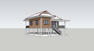 House plans and design modern house plans on stilts from stilt home plans modern beach house plans. Thai Contemporary Stilt House Plan 03a Ofw Newsbeat