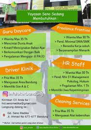 Check spelling or type a new query. Lowongan Kerja Yayasan Seno Seno Medika Klinik Khitan Bandung November 2017 Info Loker Bandung 2021