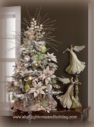 Ice Garden Decorated 4 Foot Tree Shelley B Home And Holiday Christmas Tree Amazing Christmas Trees Beautiful Christmas Trees