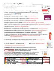 Get free concentration and molarity phet chemistry lab answers concentration and molarity phet labs concentration and molarity phet labs.pdf describe the relationships between volume and amount of solute to concentration. Molarity Phet Lab Answer Concentration And Molarity Phet Labs Name Procedure Course Hero