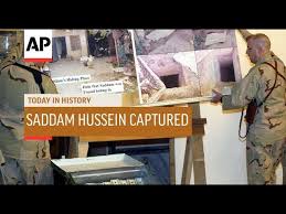 He was buried near tikrit the next day. Saddam Hussein Captured 2003 Today In History 13 Dec 18 Youtube