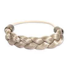 Choose from a variety of colors, styles, and band thickness that's right for you. Amazon Com Mia Braided Tonytail Classic Pretty Braided Ponytail Holder Synthetic Wig Hair On Elastic Rubber Band Blonde For Women And Girls Patented 1pc Ponytail Holders Beauty