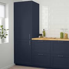 Axstad Matt Blue Door 60x120 Cm Ikea In 2020 Blue Kitchen Cabinets Navy Blue Kitchen Cabinets Blue Kitchens