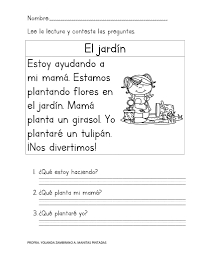 Mi jardin libro infantil lectura escritura. 60 Actividades De Comprension Lectora Para Peques