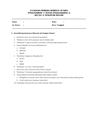 Energi yang paling banyak digunakan oleh manusia adalah minyak bumi dan batu bara. Kunci Jawaban Soal Bahasa Sunda Kelas 4