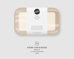 Download Food Container Mockup With Label Food Tray With Blank Paper Mockup Vector Isolated Template Design Realistic Vector Illustration 2195894 Vector Art At Vecteezy