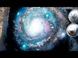 Spray Paint Art Secrets September 2013 Galaxy Trees Mountains Planets Saturn Airbrush Youtube