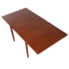 Borge Mogensen Danish Flip Top Teak Dining Table 1stdibs Com Dining Table Teak Dining Table Vintage Dining Room Table
