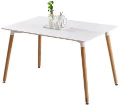 Amazon Com White Dining Table For 2 4 Persons Eiffel Design Rectangle Kitchen Table With Wood Legs For Small Spaces Tables We have tested it for you! white dining table for 2 4 persons eiffel design rectangle kitchen table with wood legs for small spaces