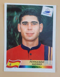 PANINI WORLD CUP FRANCE 98 TOPLOADER # 237 FERNANDO HIERRO STICKER