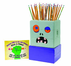 Pencil Pull It S Just Like The Lollipop Pull But With Pencils Create Zombie Head With Floral Fo Scholastic Book Fair Scholastic Book Monster Book Of Monsters