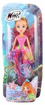 The lime greens, light blues, and. Winx Club Sirenix Bubble Magic Flora Doll Witty Toys Ebay