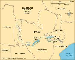 The area of its basin is 1,390,000 square kilometres and the depth of 2,693 km (1,673 mi). Zambezi River Kids Britannica Kids Homework Help