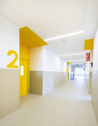 Mariturri School A54 Arquitectos Hospital Interior Design Corridor Design Hospital Interior