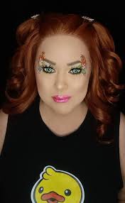 Playing with makeup and eyebrow styles