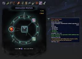 Shadowlands Legendary Calculator Select Your Powers Secondary Stats Upgrade Level Wowhead News