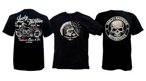 The bikers' den is proud to offer loads of cordura, denim, and other durable fabrics for men's biker clothing. Men S Biker T Shirts Shop For Motorcycle Inspired Shirts At The Bikers Den
