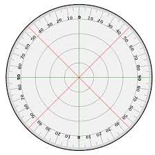 File Protractor1 Svg Protractor Compass Math Template Printable