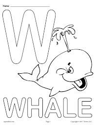 University of california, berkeley, university of santa clara trading, investing, brokers theresa w. Letter W Alphabet Coloring Pages 3 Printable Versions Supplyme