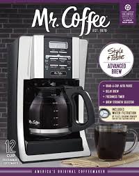 Mr Coffee Bvmc Sjx33gt Am 12 Cup Programmable Coffee Maker With Thermal Carafe Option Chrome Ffp P Coffee Maker Reviews Coffee Maker Affordable Coffee Maker