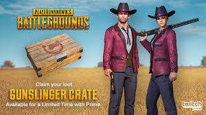 If you are twitch prime member and have claimed the offer on twitch.tv, the crate will be delivered to your. Twitch Prime Members Prepare For A Western Showdown With The Pubg Gunslinger Crate Twitch Blog
