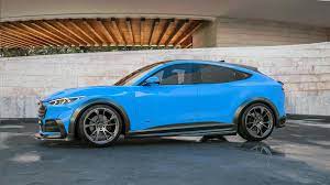 It's not the smallest either. Widebody Ford Mustang Mach E From Motionr Design